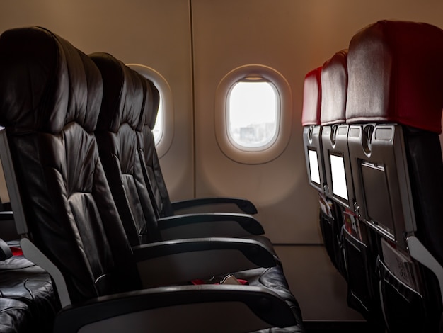 Airplane safety belt for protection passenger during
transportation.