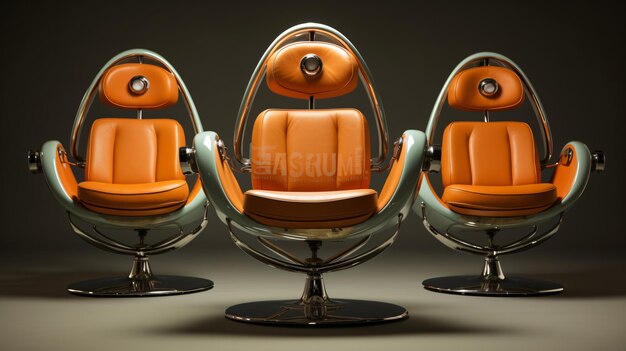 Airplane salon chairs