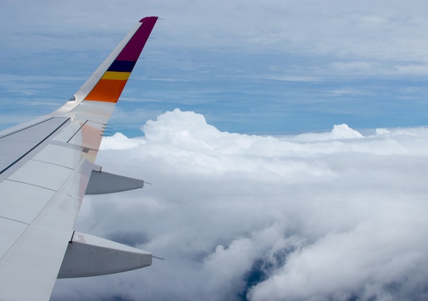 飛行機と空