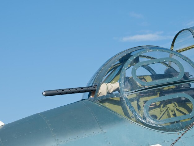 Foto aerei all'airshow di rocky mountain a broomfield, in colorado.