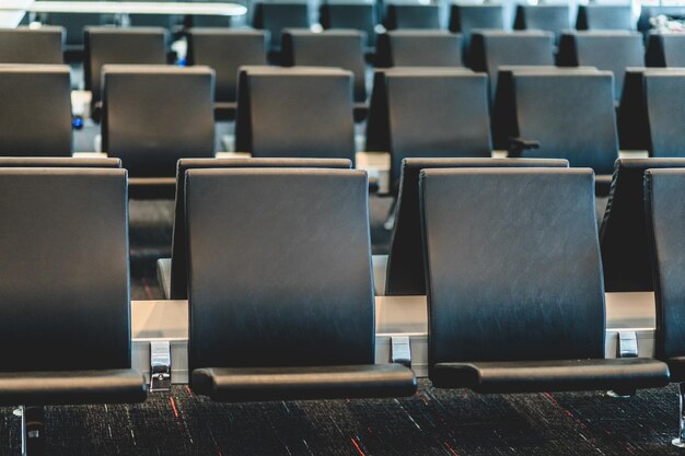 Airport Black Modern Seat