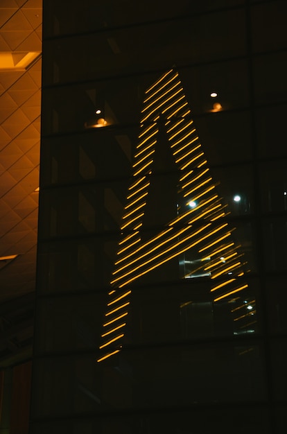 Photo airport gate sign closeup