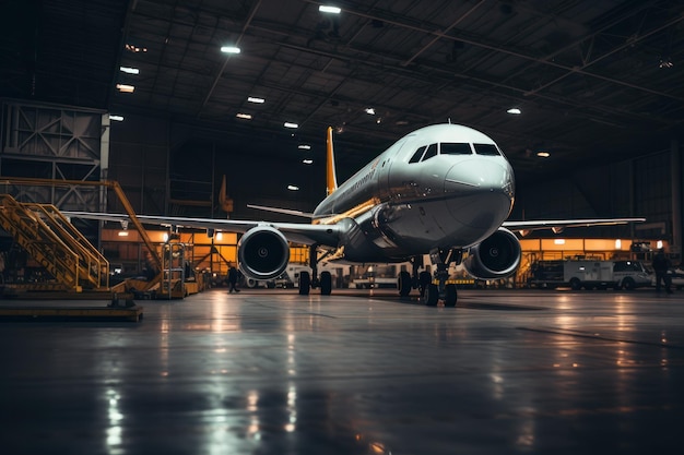 공항 비행기 사진