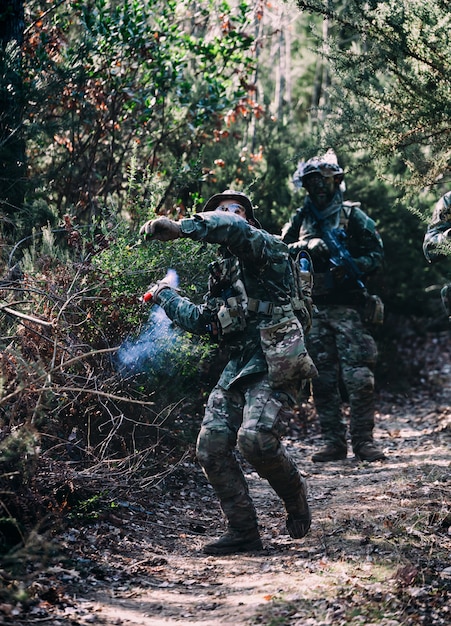 Foto airsoft militair spel