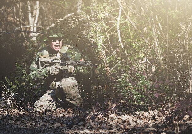 Photo airsoft military game