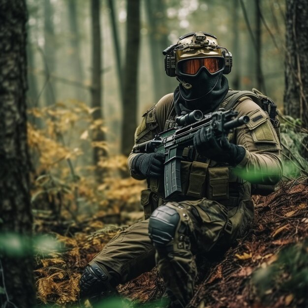 Фото Операция специальных сил солдат airsoft