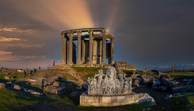 Aizanoi ancient city zeus temple Kutahya