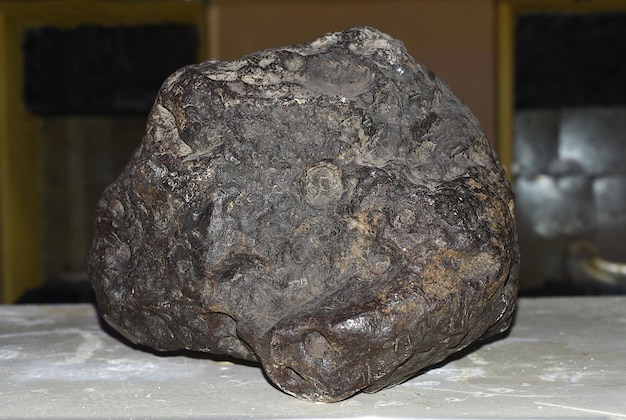 Photo the aj bodh 2 meteorite found in gobi desert