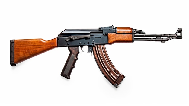 AK47 Assault Rifle 3D Render Model Ultrarealistische stockfoto's foto's