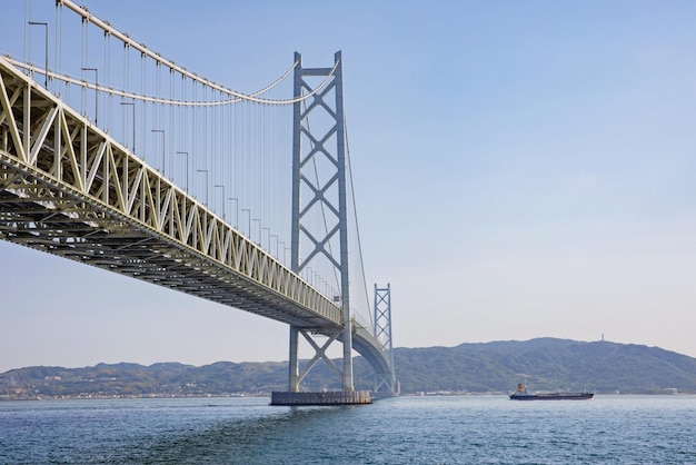 明石海峡大橋、神戸、日本。