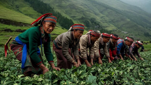 Akha farmers