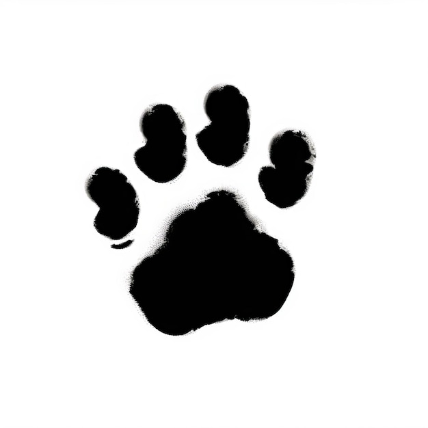 Photo akita paw prints highquality drawing in the style of chris bachalo