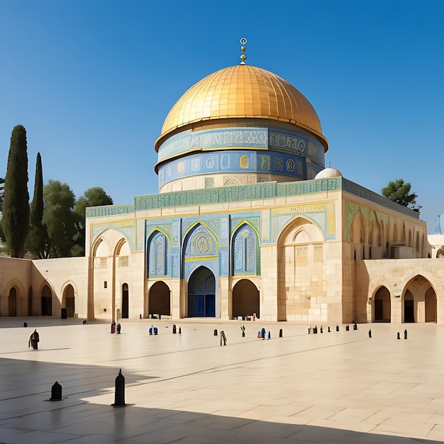 Al-Aqsa moskee ai gegenereerd
