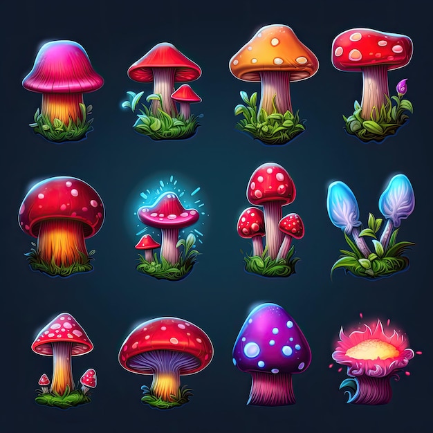 Al mushroom magic ai generated