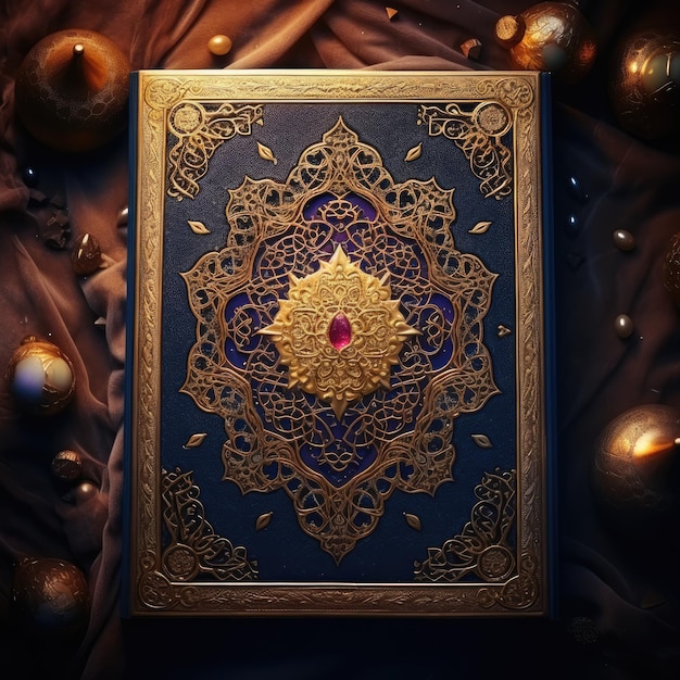 Al Quran Holy Book of IslamAnimated Gif Style 3D