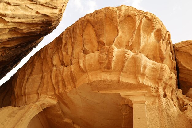 Al Ula old city Saudi Arabia jun 7 2023 The Nabataeans or Nabateans Tombs Civilization in Madai