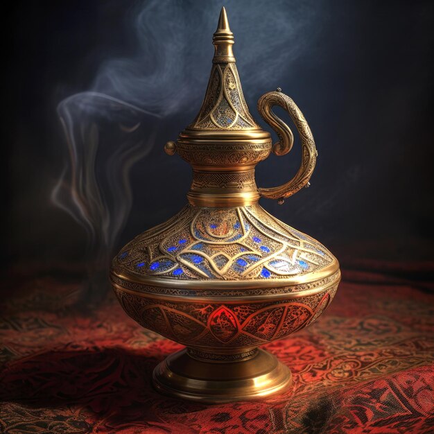 Foto la lampada magica di aladdin