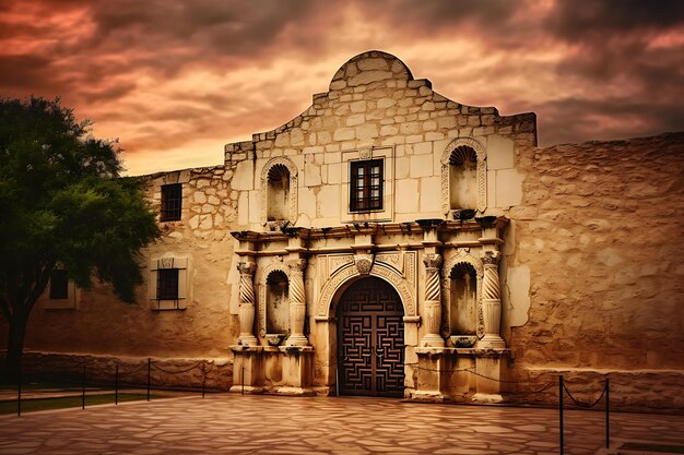 The alamo historic landmark photography