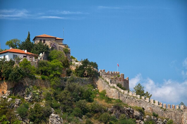 Alanya castle view