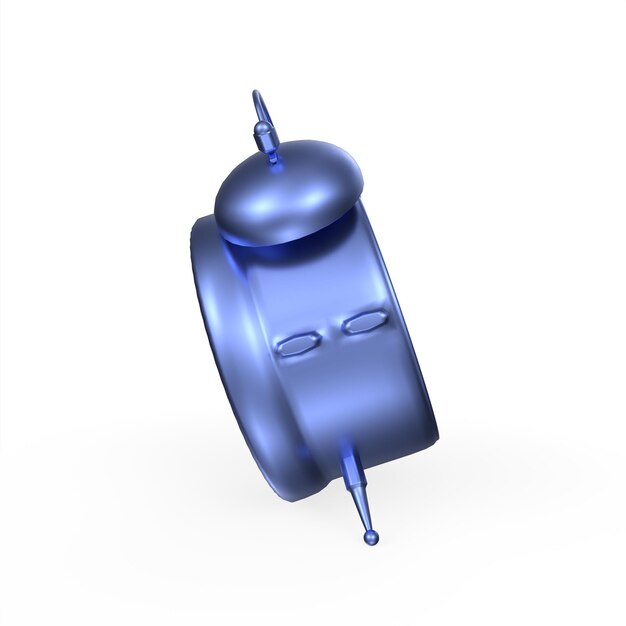 Alarm clock 3d modelling