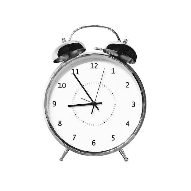 Alarm clock isolated on white background