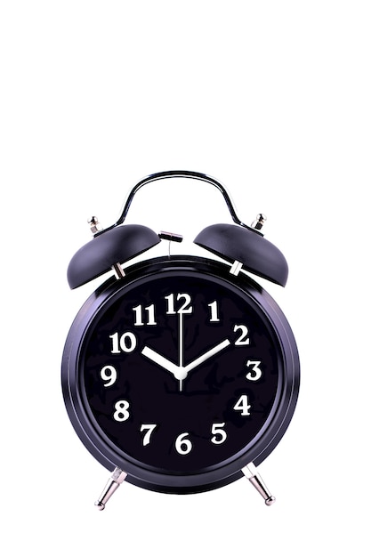 Alarm clock isolated on white background