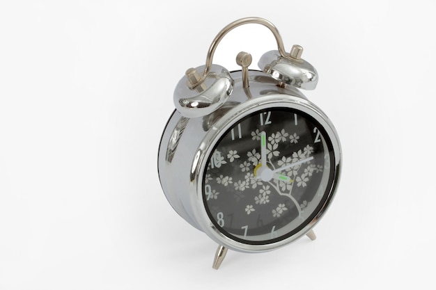 Alarm clock isolated on a white background