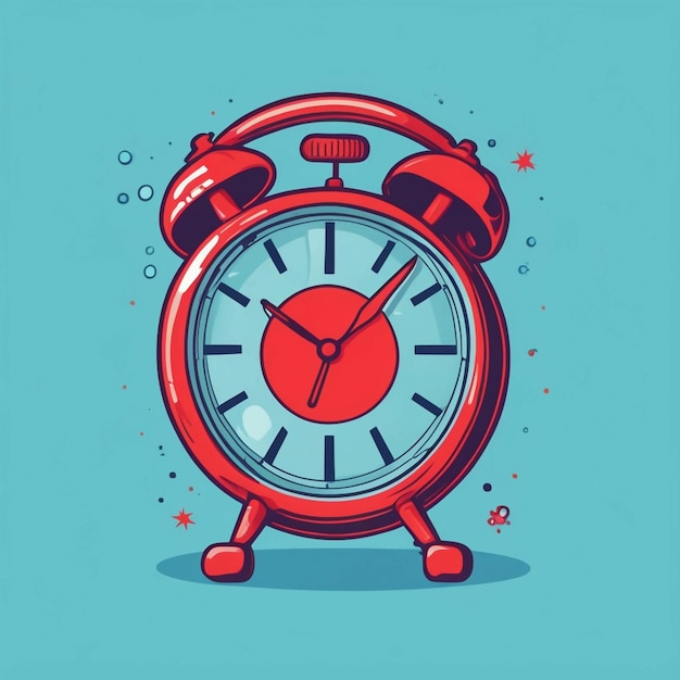 alarm clock vector illustration