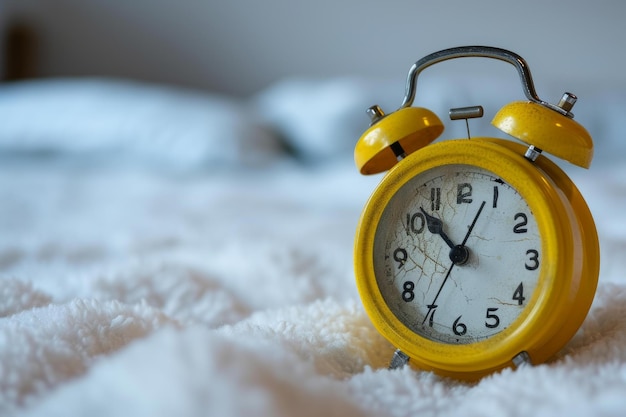 Alarm clock yellow Generate Ai