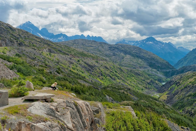 Alaska British Columbia line view