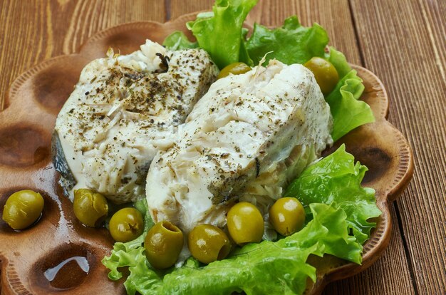 Alaskan Cod with Fennel, Olives,French-inspired stew