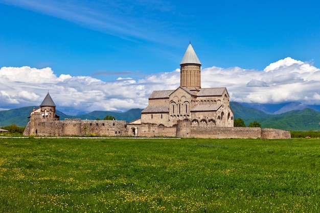 Alaverdi orthodox monastery in Kakhetia region, Georgia.