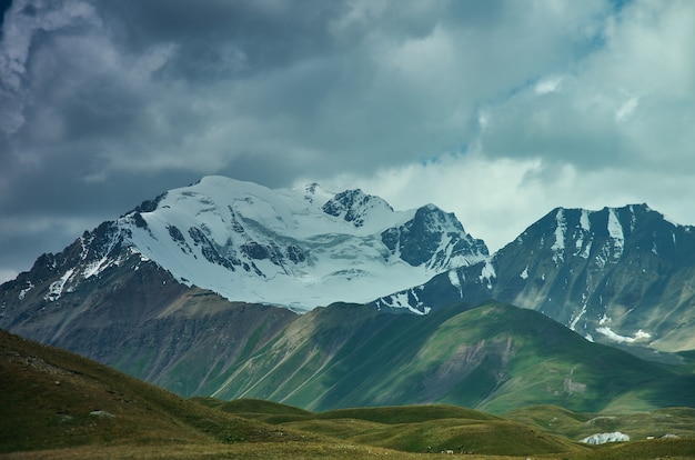 Alay Valley of Osh Region, Kyrgyzstan,  Pamir mountains in Kyrgyzstan