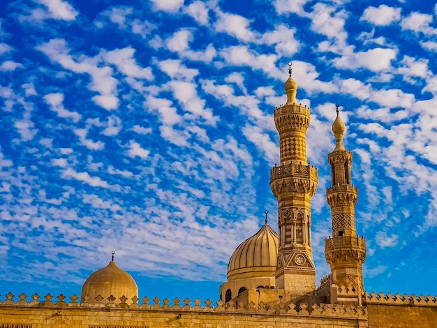 AlAzhar Mosque in Cairo Egypt