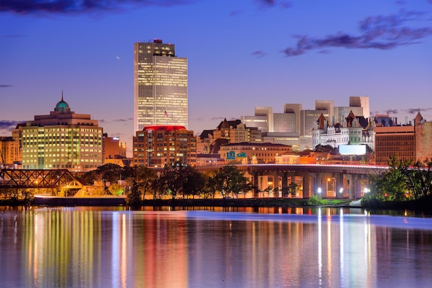 Foto lo skyline di albany, new york