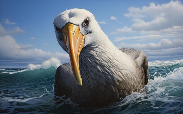 Photo albatross bird