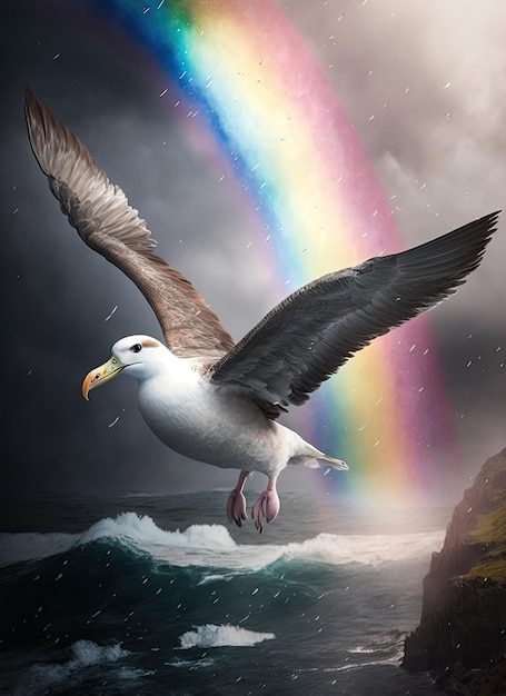 Albatrossen zeer grote vogel Procellariiform