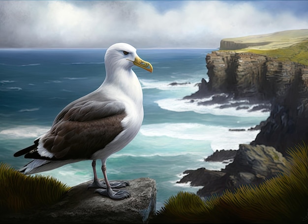Albatrossen zeer grote vogel Procellariiform