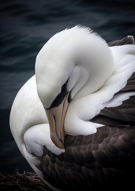 アホウドリ 非常に大きな鳥 Procellariiform