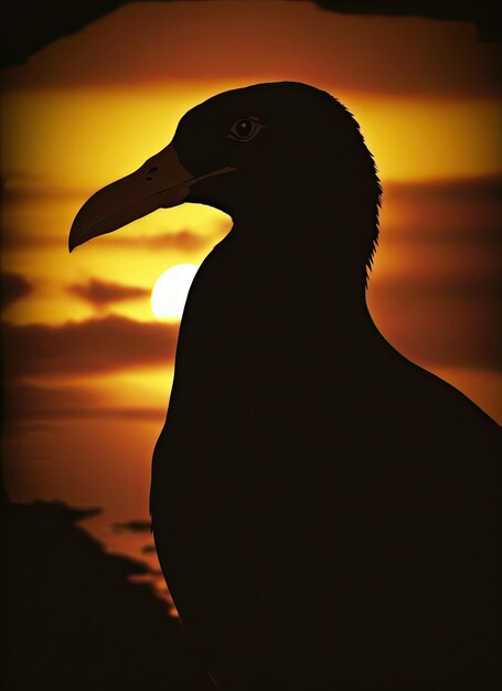 Foto albatros uccello molto grande procellariiform