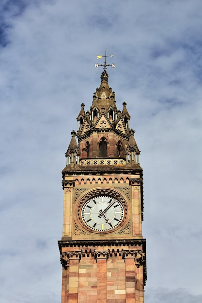 Albert Memorial Clock Tower, Belfast, Noord-Ierland, VK