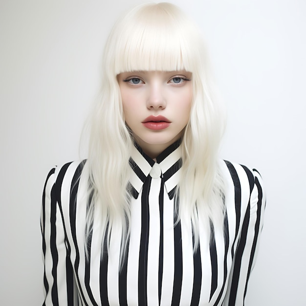 albino model