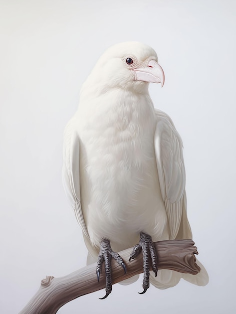 Albino white raven crow jackdaw kite cock duck domestic bird rare snowy