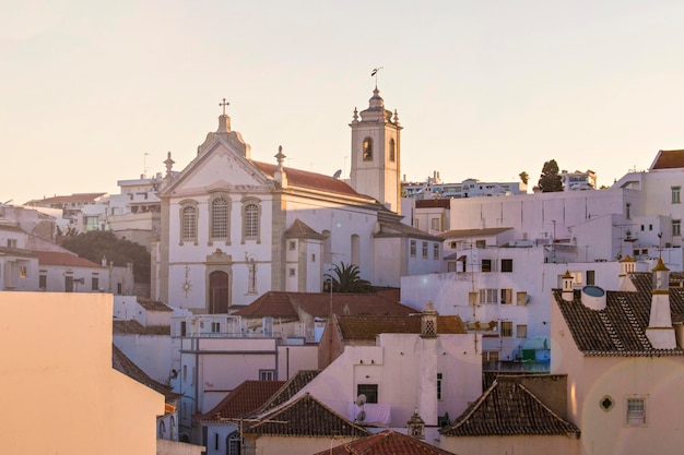 Albufeira's Igreja Matriz (Mother Church), Beautiful Old Town church in Albufeira, Algarve, Portugal