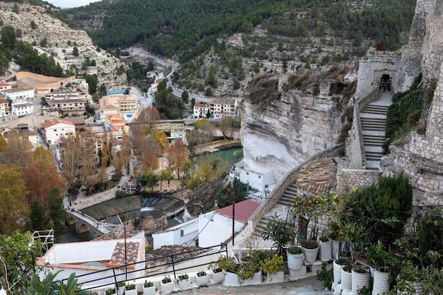 Photo alcala del jucar is a spanish town located in the province of albacete