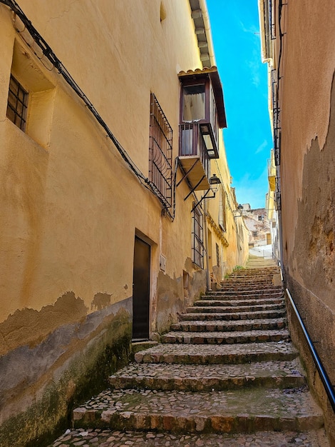 Alcaraz straat in de provincie Albacete