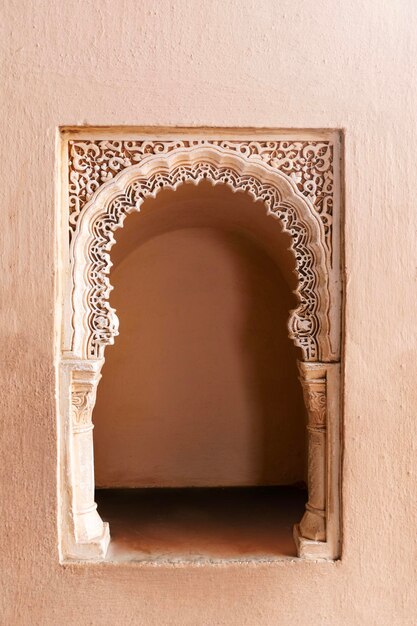 Alcazaba Malaga Decorated gateway detail