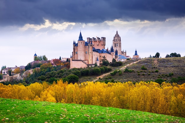  Alcazar of Segovia in november 