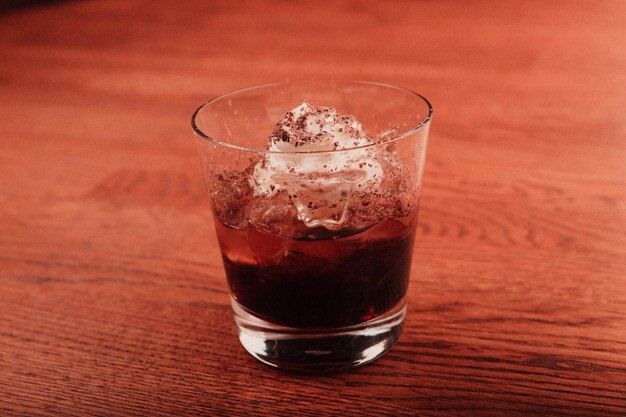 Alcohol cocktail drink on the table in restaurant