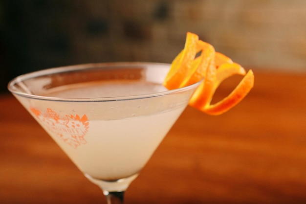 Alcohol cocktail drink on the table in restaurant